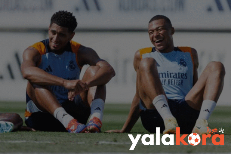 لاعبو ريال مدريد يحتفلون بعد الفوز في إحدى المباريات الأخيرة