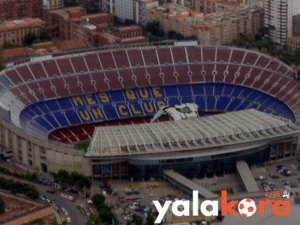 أول مباراة لبرشلونة في كامب نو الجديد ملعب كامب نو الجديد يستعد لاستضافة أول مباراة لبرشلونة بعد الإغلاق
