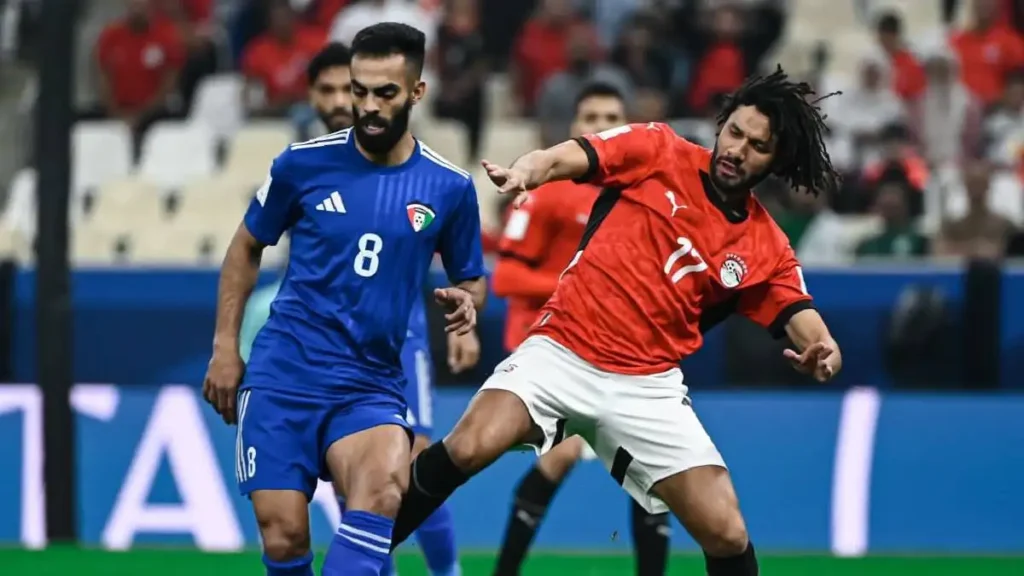 مباراة مصر والكويت في كأس العرب